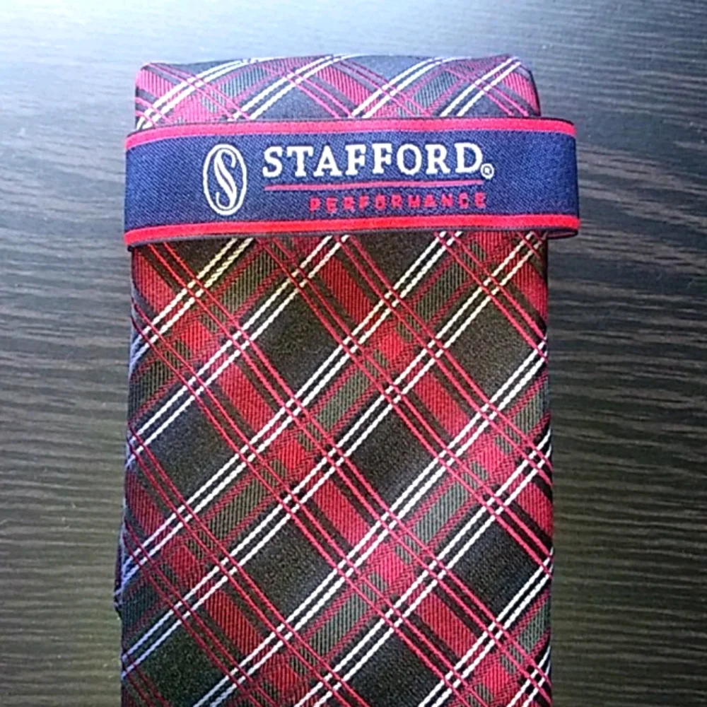 🆕Stafford Plaid Silk Tie